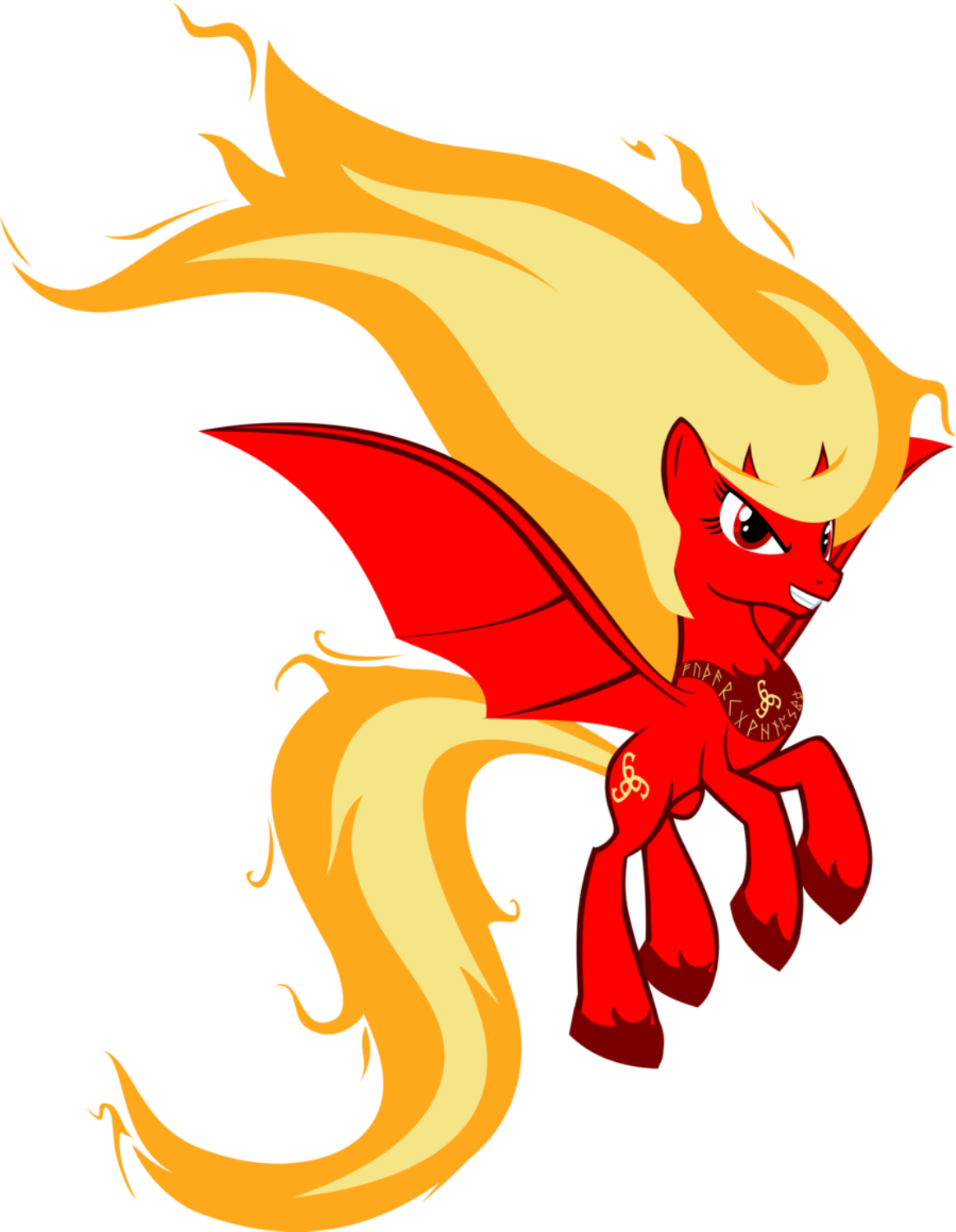 Oc Pony 45 - Princess Devil (1163x1500), Png Download