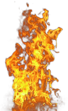 Fire - Transparent Flames (500x416), Png Download