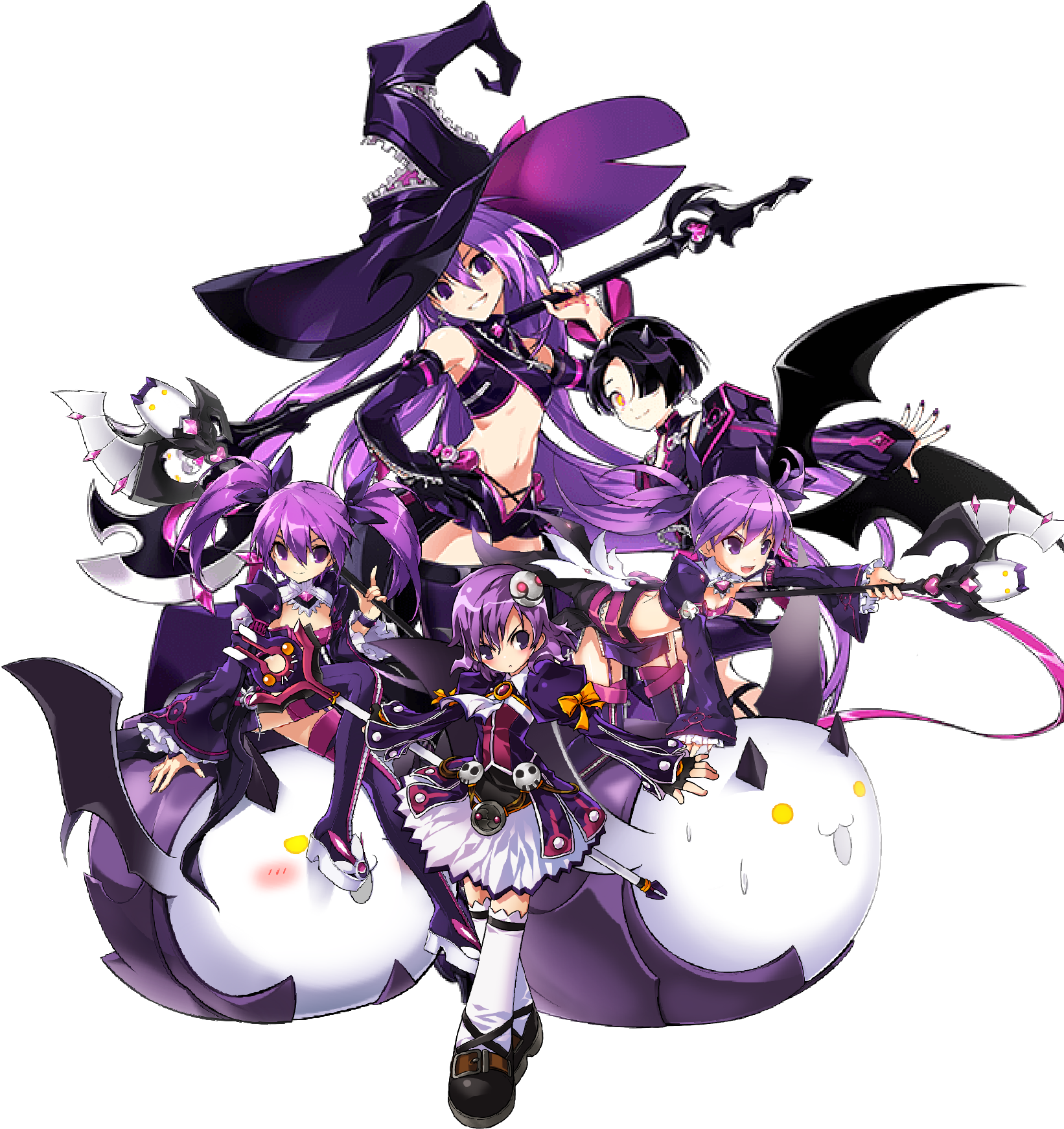 Elsword Aisha Guide The Genius Magician Png Dark Magician - Elsword 3rd Job 2nd Path (1665x1888), Png Download