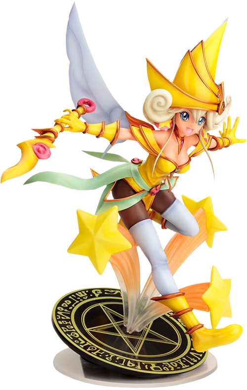Yu Gi Oh - Lemon Magician Girl Figure (500x789), Png Download