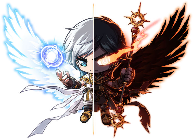 Luminous Is The Second Magician Hero And The Final - Luminous Maplestory (600x442), Png Download
