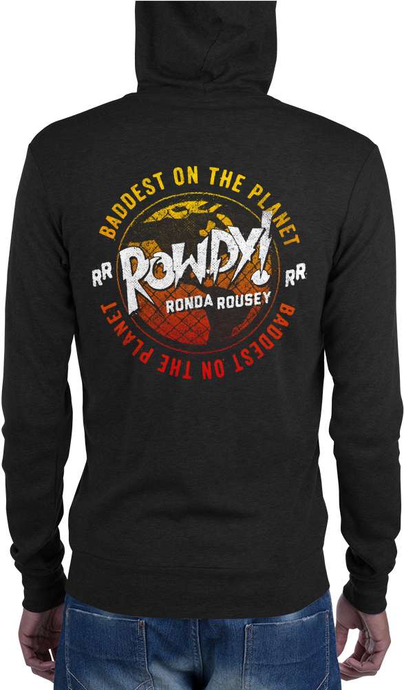 Ronda Rousey "globe" Unisex - Hoodie (1000x1000), Png Download