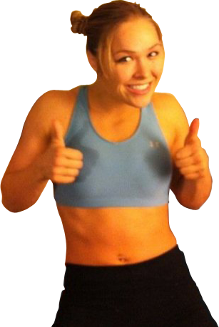 Image - Ronda Rousey (307x459), Png Download