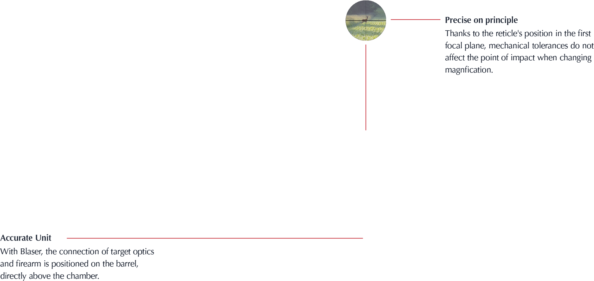 Deliberately Feature The Reticle In The First Focal - Diagram (2185x1479), Png Download