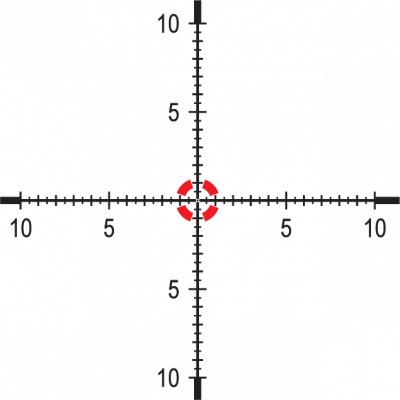 Reticle Information - Leupold Mark 6 1-6x20mm M6c1 Rifle Scope, Black (400x400), Png Download