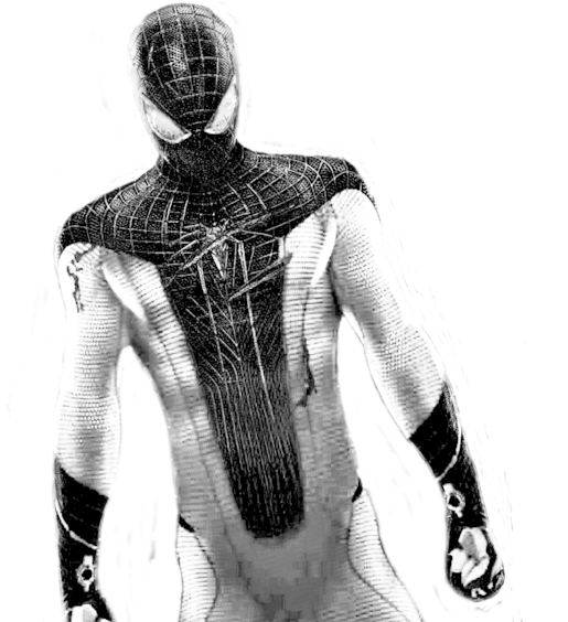 Trey Parker Spiderman Suit - White Spiderman Suit (900x563), Png Download