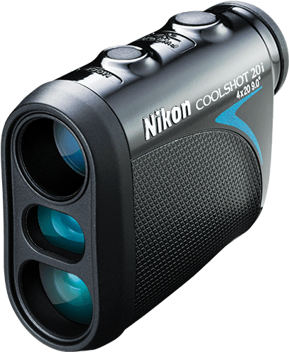 Photo Of Coolshot 20i Golf Laser Rangefinder - Nikon Coolshot 20i Golf Rangefinder (700x595), Png Download