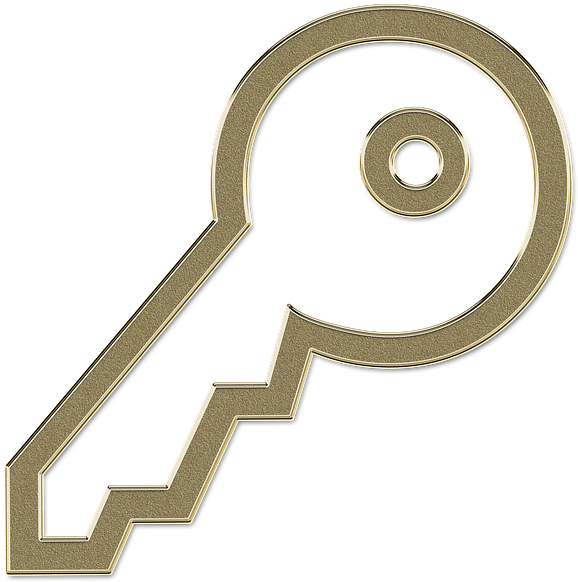 Skeleton Key (640x640), Png Download