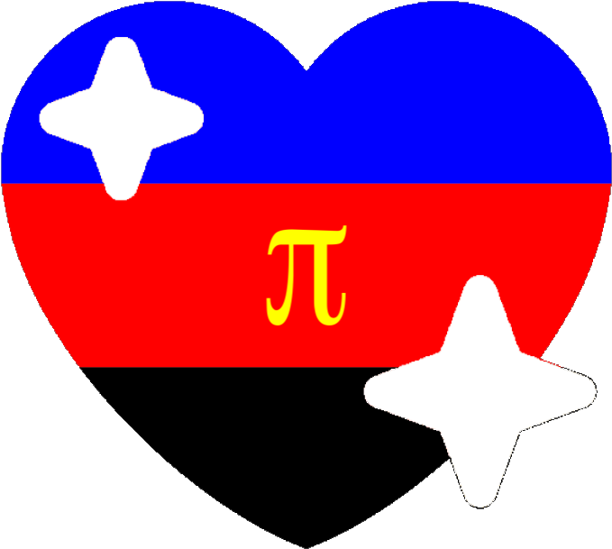 Polyamorous Sparkle Heart Discord Emoji - Pride Flag Emoji Discord Heart (720x720), Png Download