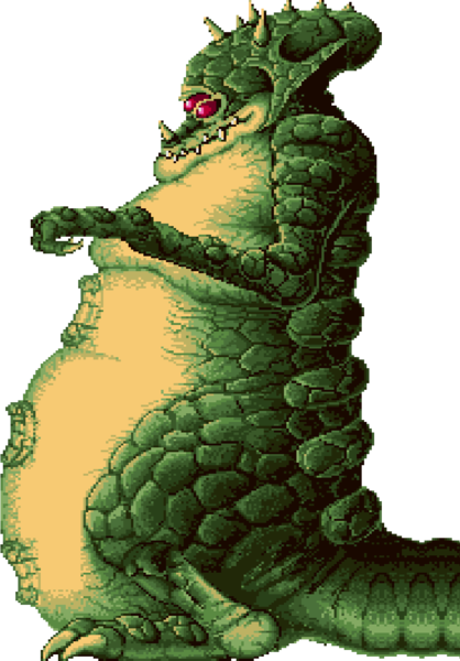 Kraid - Super Metroid - Digital Download (418x600), Png Download