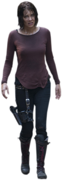 Maggie The Walking Dead Render By Twdmeuvicio - Maggie Walking Dead Png (310x607), Png Download