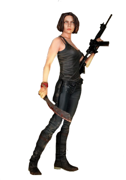 The Walking Dead - Walking Dead - Maggie 1:4 Scale Statue (406x578), Png Download