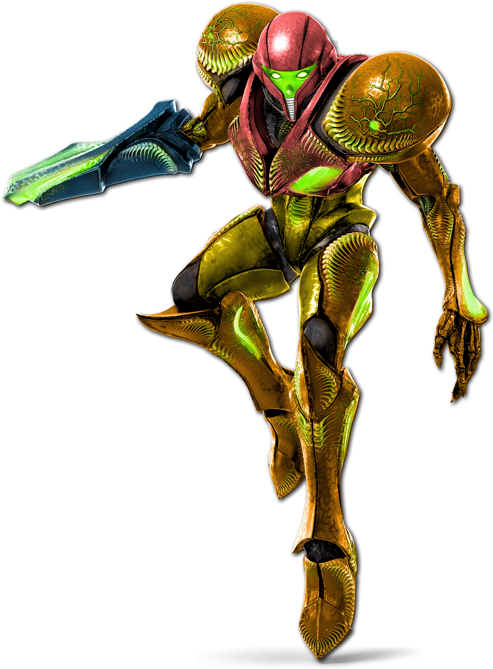 Made A Sa-x Alternate Color For Dark Samus - Dark Samus Smash Ultimate (1647x2280), Png Download