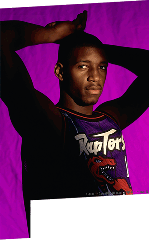 Tracy's First Stop In The Nba Was The Toronto Raptors - Tracy Mcgrady (489x786), Png Download