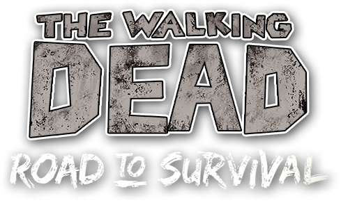 Walking Dead Road To Survival Logo (509x309), Png Download