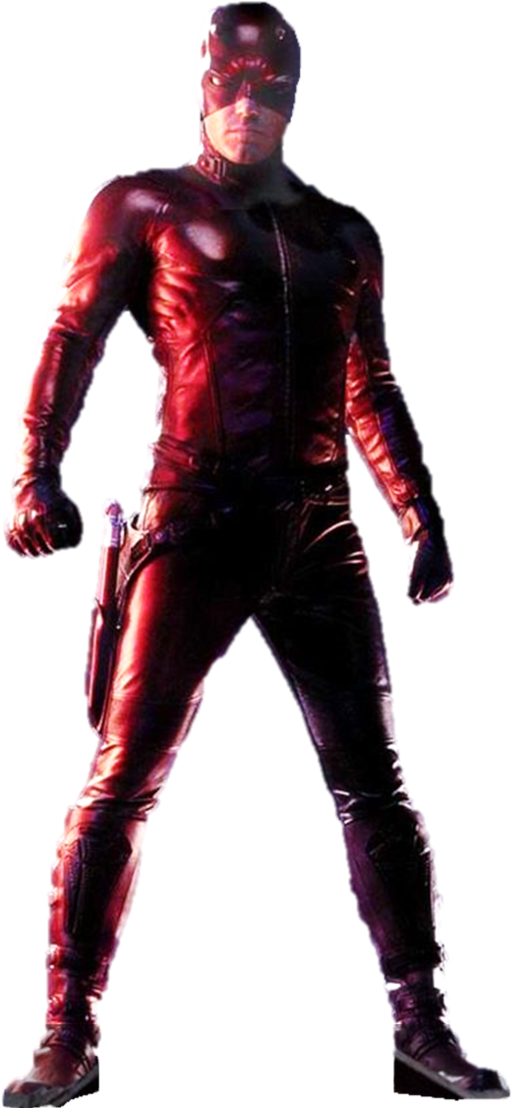 Daredevil Netflix Logo Png - Ben Affleck Daredevil Png (600x1107), Png Download