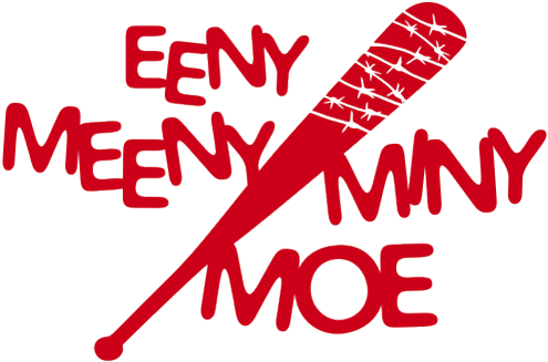 Pegatina Walkig Dead Lucille - Negan Logo Png (570x600), Png Download