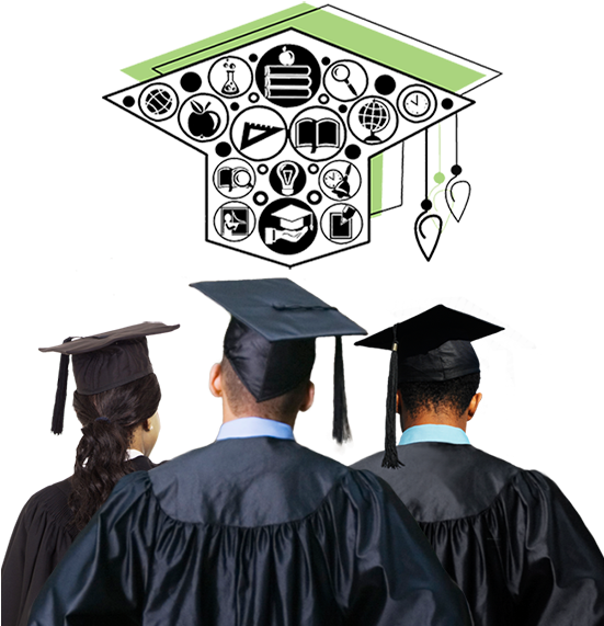 Graduation Cap - Career (550x592), Png Download