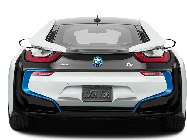 Bmw-i8 - Bmw I8 2018 Back (640x460), Png Download