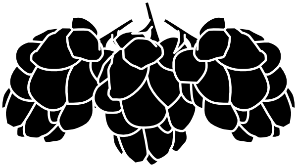 Small - Beer Hops Clipart (600x338), Png Download