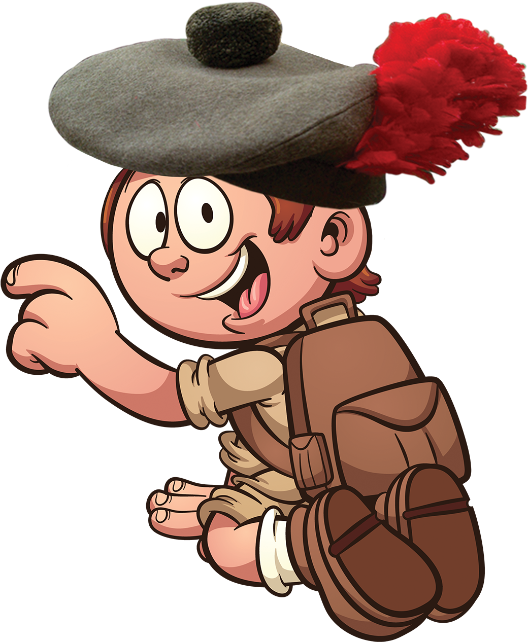 Cartoon Explorer Hat - Archaeologist Clipart (1181x1477), Png Download