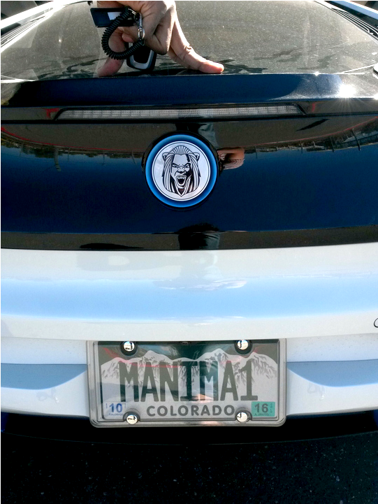 His License Plate Is His Nickname - Kenneth Faried Car (1000x720), Png Download