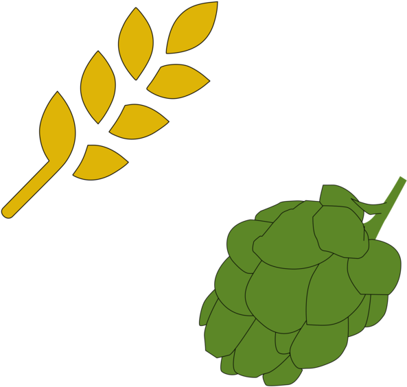 Vector Hops Hop Leave Vector Library Library - Hops (734x750), Png Download