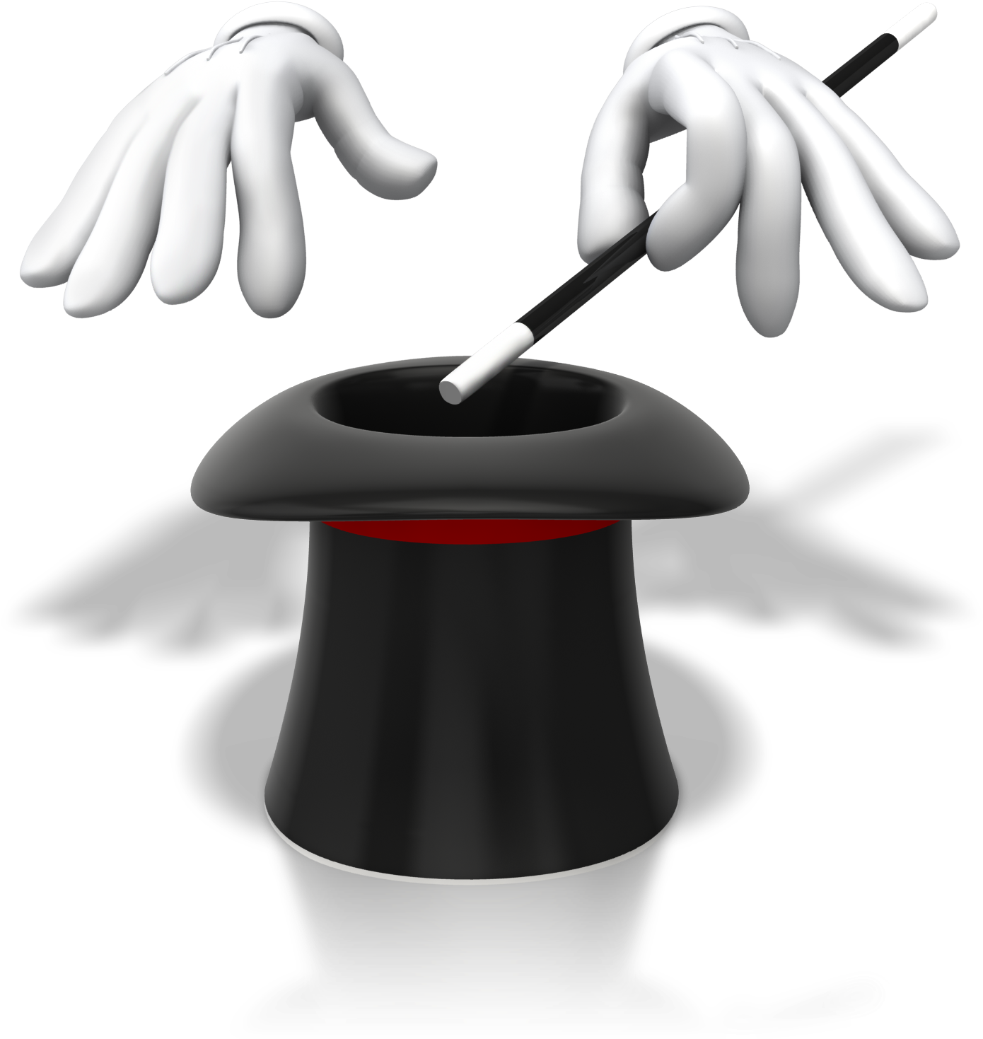 Magic Hat - Appear Magic (1500x1600), Png Download