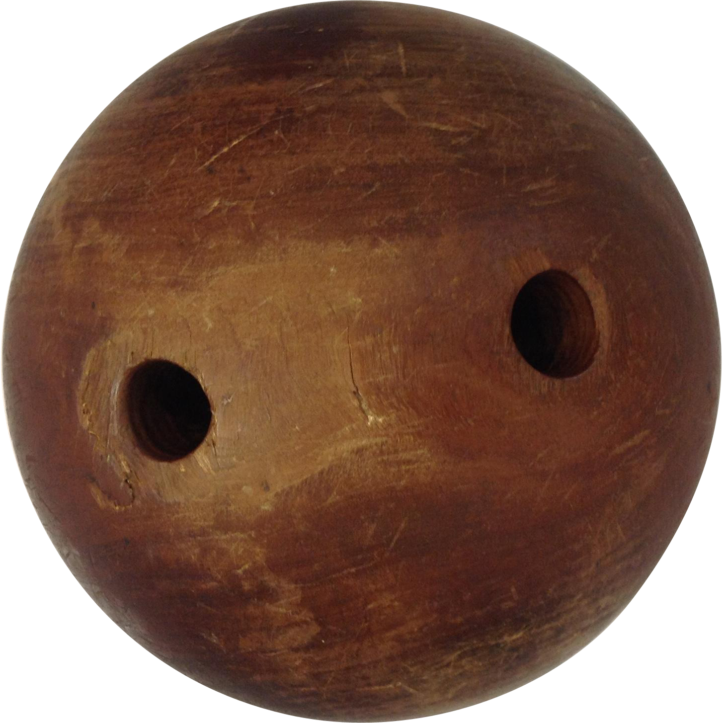 Vintage Bowling Ball Lignum Vitae - Wood (1455x1455), Png Download
