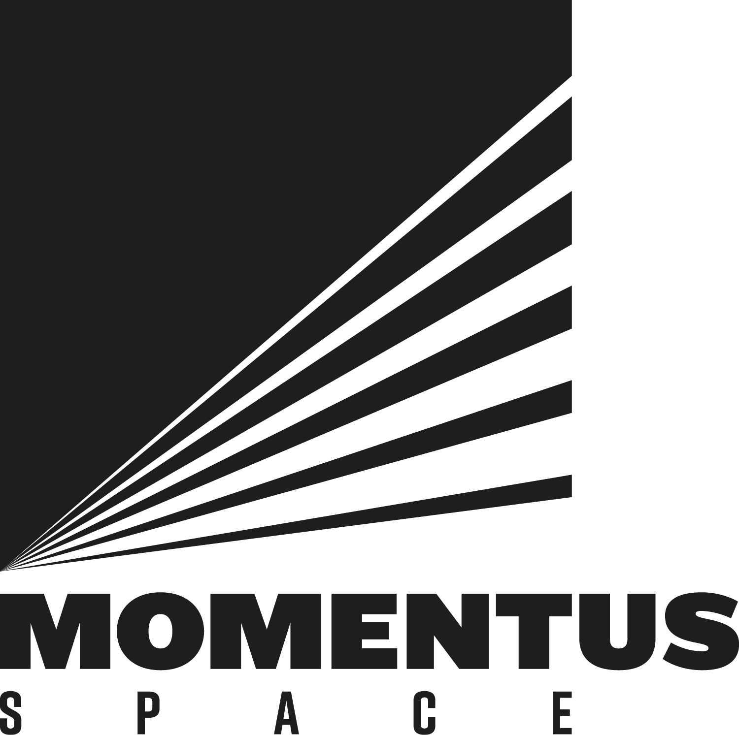 Momentus Space Logo Stacked Asteroid - Momentus Space (1500x1493), Png Download