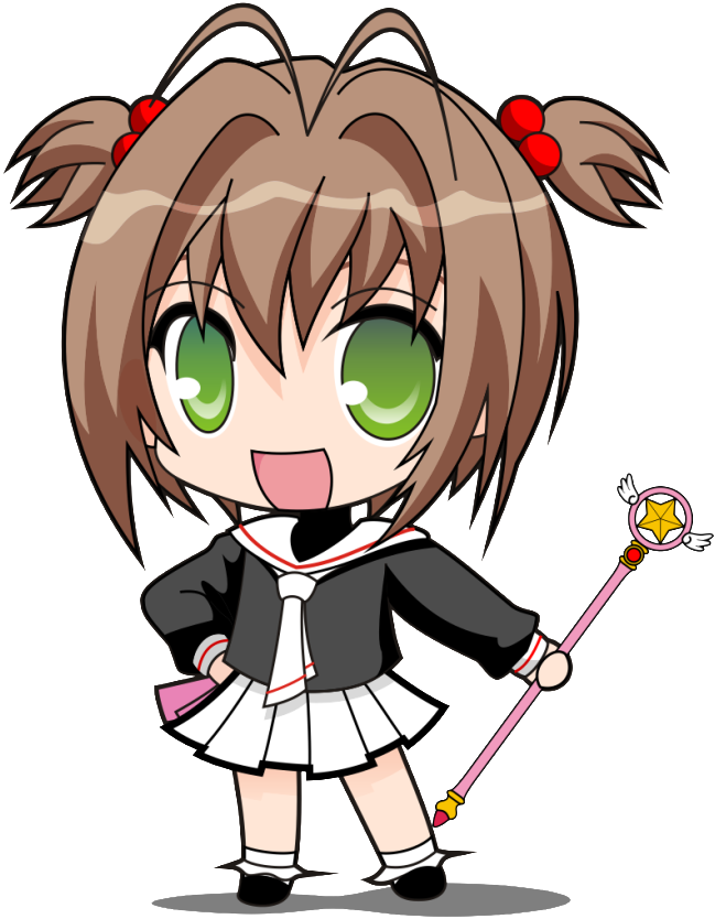 Sakura Kinomoto Chibi Png (1024x1024), Png Download