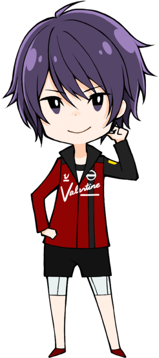 Reiji Chibi - Prince Of Stride Alternative Chibi (355x750), Png Download