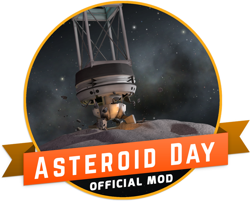 Introducing Kerbal Space Program's Second Official - Asteroid Day (812x655), Png Download