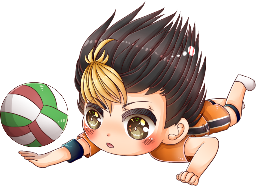 Wings Clipart Chibi - Nishinoya Chibi (1000x750), Png Download