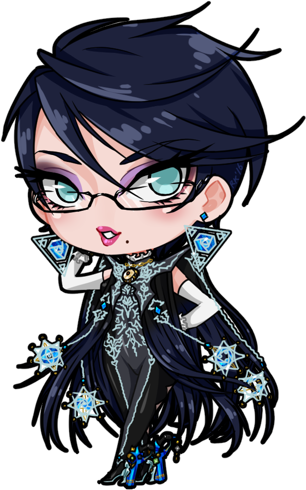 Bayonetta Chibi (769x1090), Png Download