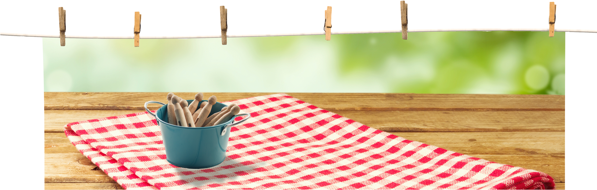 10 Clever Ways To Use Clothespins While Camping - Table (1920x662), Png Download