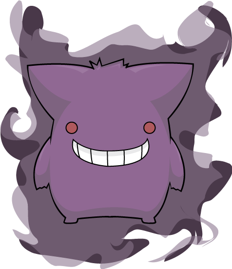 Sock Puppet Gengar - Gengar Profile (476x552), Png Download