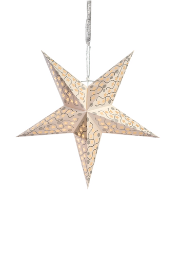 Led Shining Star, White - Led Hologramm Leuchtstern Lidl (500x500), Png Download