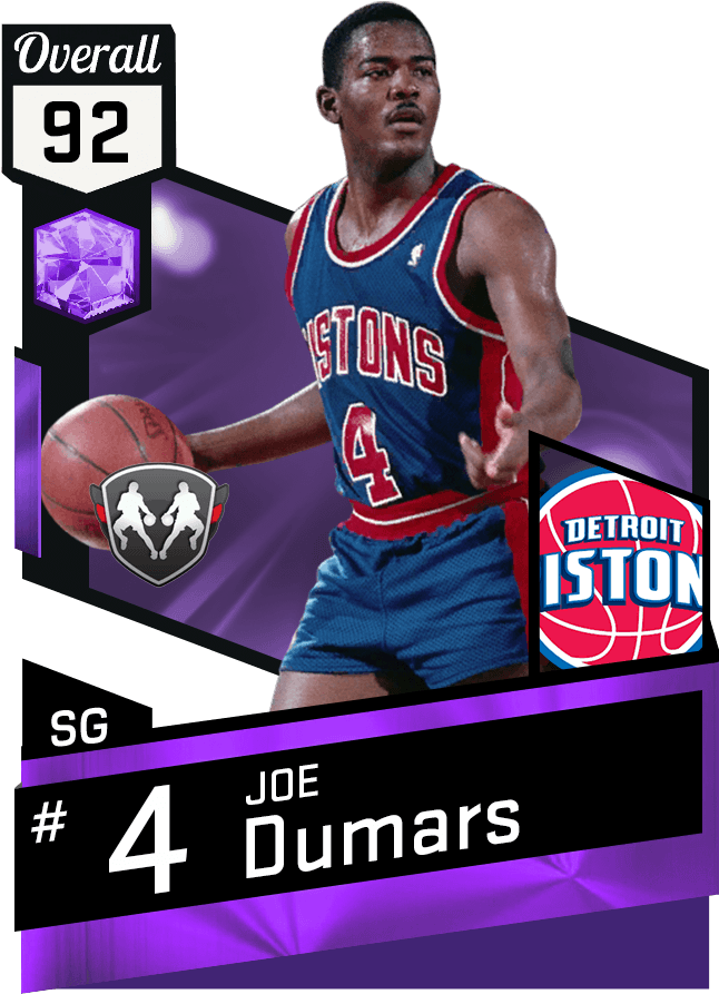 0 Comments - Joe Dumars 2k17 (651x941), Png Download