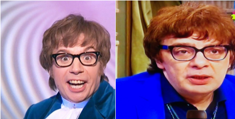 Twitter Estalló Con El Parecido Entre Juanse Y Austin - Austin Powers Celebrity Face Mask (770x770), Png Download