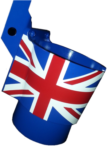 Austin Powers Pincup "british - Union Jack (360x480), Png Download