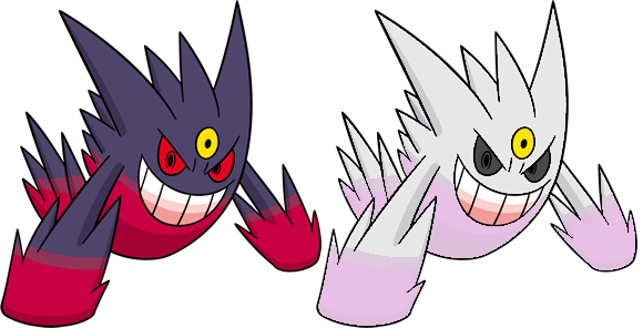 Mega Gengar Image - Pokemon Shiny Mega Gengar (580x296), Png Download