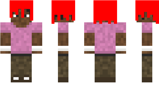 Minecraft Skin Lilyachty - Skin Do Sr Pedro Minecraft (600x348), Png Download