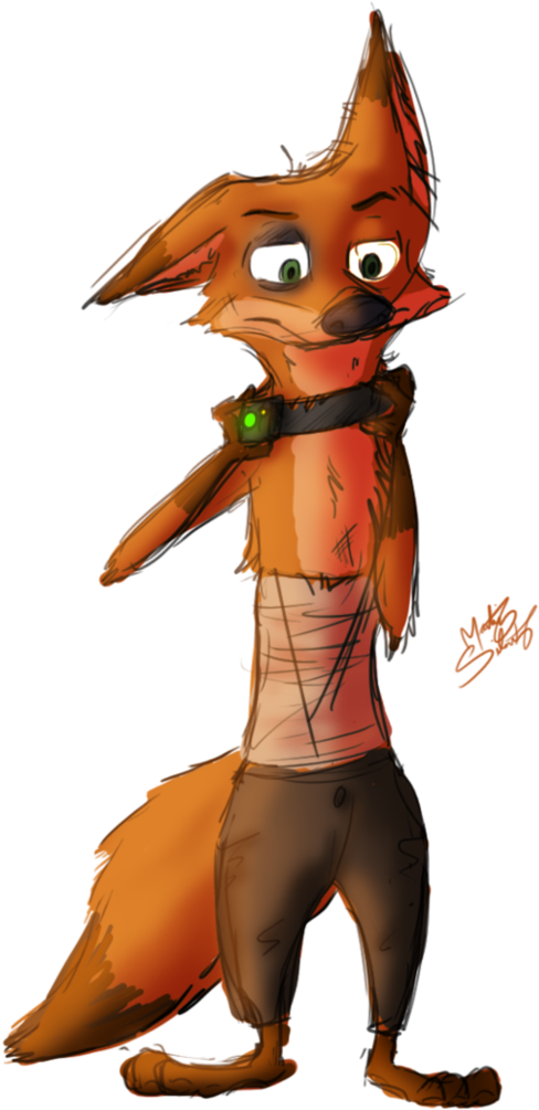 Zootopia Nick Wilde Png - Red Fox Zootopia (775x1031), Png Download