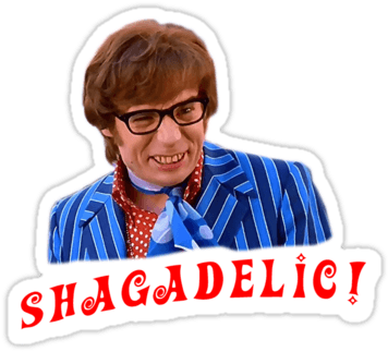 Austin Powers - Austin Powers Shagadelic (375x360), Png Download