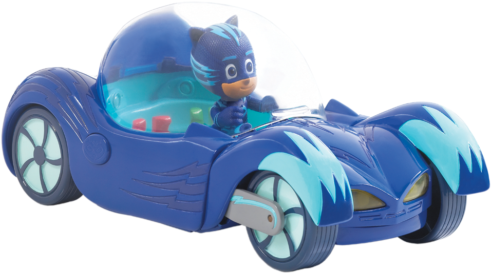 Pj Masks Deluxe Vehicle, Catboy, , Large - Just Play Pj Masks - Deluxe Cat-car Vehicle - Cat-car (1000x1000), Png Download