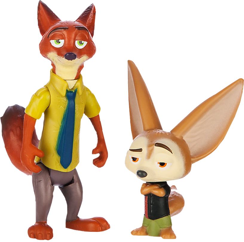 Nick - Zootopia Nick Wilde Toy (817x810), Png Download
