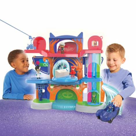 Pj Masks Deluxe Headquarters Playset - Pj Mask Headquarters Playset (470x470), Png Download