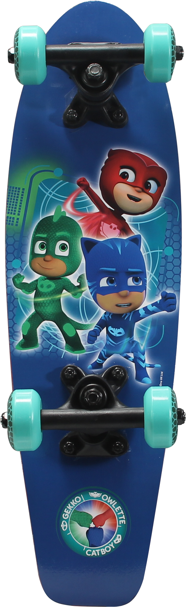 Playwheels Pj Masks 21 Wood Cruiser Skateboard, Power - Skateboard (761x2256), Png Download