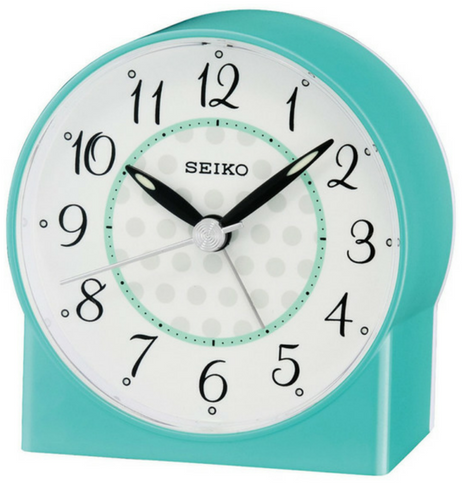 New Genuine Seiko Sweep Second Hand Beep Alarm Clock - Seiko Qhe136l Lumibrite Sweep Second Hand Beep Alarm (500x500), Png Download